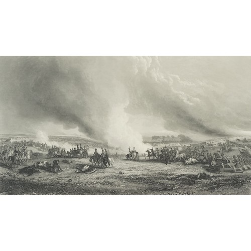 2371 - The Battle of Waterloo, 20th century print of the engraving by J. T. Willmore ARA, painted by G Jone... 