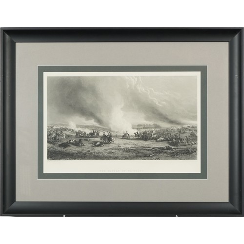 2371 - The Battle of Waterloo, 20th century print of the engraving by J. T. Willmore ARA, painted by G Jone... 