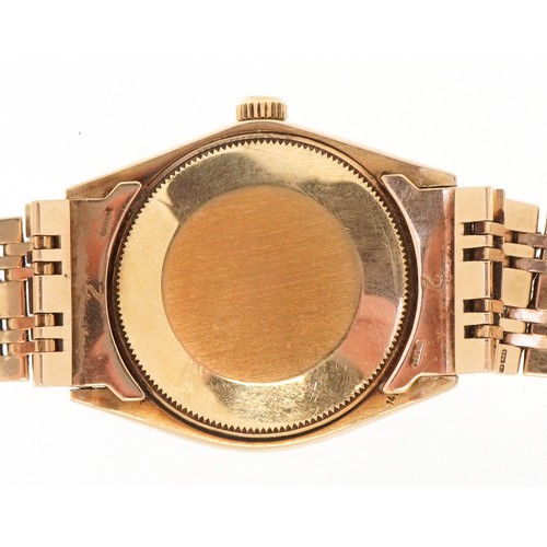 3008 - Rolex, a gentlemen's 14K gold cased Rolex Air King Oyster perpetual wristwatch with 9ct gold Rolex s... 