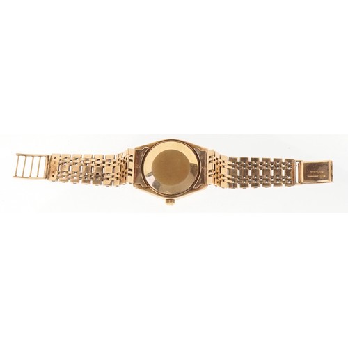 3008 - Rolex, a gentlemen's 14K gold cased Rolex Air King Oyster perpetual wristwatch with 9ct gold Rolex s... 