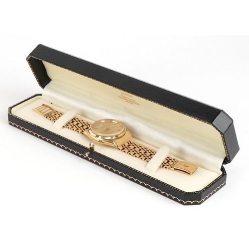 3008 - Rolex, a gentlemen's 14K gold cased Rolex Air King Oyster perpetual wristwatch with 9ct gold Rolex s... 