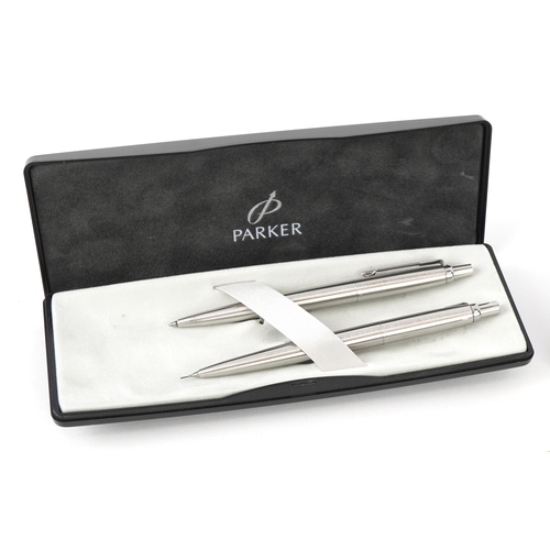 1448 - Vintage ballpoint pens and propelling pencils including an engine turned silver example and Parker b... 