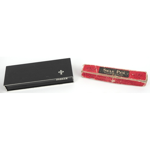 1448 - Vintage ballpoint pens and propelling pencils including an engine turned silver example and Parker b... 