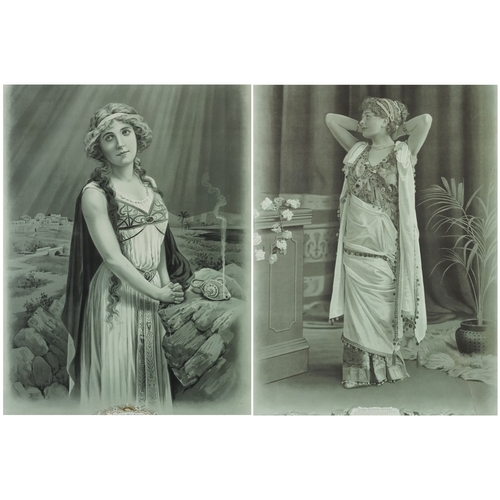 2318 - Queen Ester's Appeal and Son of My Soul, a pair of early 20th century prints, each framed and glazed... 