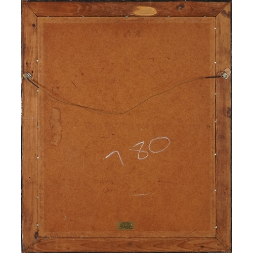 2778 - Head and shoulders photographic print of a soldier, framed and glazed, 50cm x 40cm.