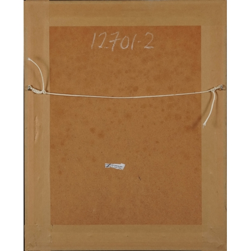 2485 - J. Chevallier - René Charles de Maupeou, 18th century engraving, framed and glazed, 26cm x 18cm.