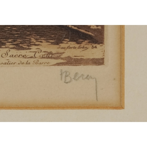 2477 - A pair of 19th century hand coloured engravings, street scenes, each indistinctly signed, frame and ... 