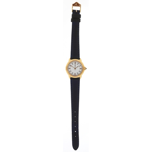 3394 - Yves Saint Laurent, a ladies quartz wristwatch with box and paperwork, the case numbered 505937, the... 