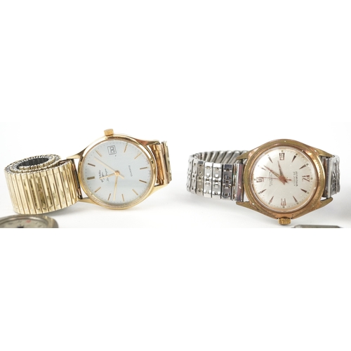 3542 - Vintage and later ladies and gentlemen's wristwatches including Ramona, Rotary, Roamer and an Omega ... 