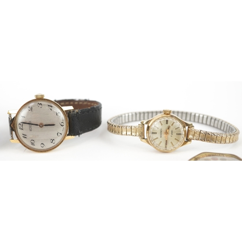 3542 - Vintage and later ladies and gentlemen's wristwatches including Ramona, Rotary, Roamer and an Omega ... 