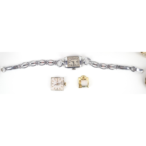 3542 - Vintage and later ladies and gentlemen's wristwatches including Ramona, Rotary, Roamer and an Omega ... 