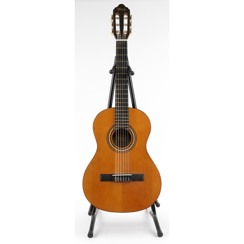2588 - A Spanish Valencia six string classical guitar, model number VC203, 92cm in length.