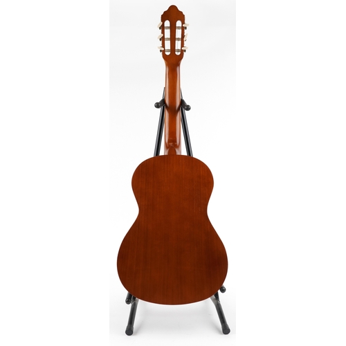 2588 - A Spanish Valencia six string classical guitar, model number VC203, 92cm in length.