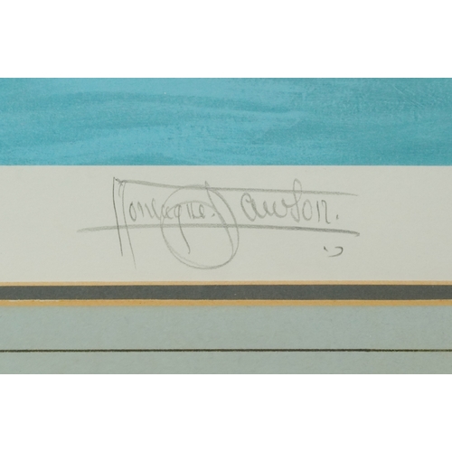 2255 - Montague Dawson - Night Mists, a late 20th century print, signed in pencil, framed and glazed, 66cm ... 