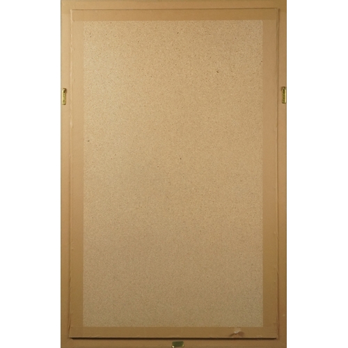 2225A - A Persian silk rug, mid 20th century, the blue field with a tree of life floral design with various ... 