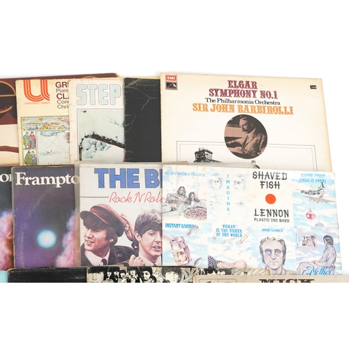 2614 - A collection of vinyl LP records including The Beatles Let It Be and Sgt. Pepper's Lonely Hearts Clu... 