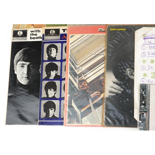 2614 - A collection of vinyl LP records including The Beatles Let It Be and Sgt. Pepper's Lonely Hearts Clu... 