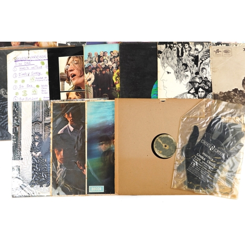 2614 - A collection of vinyl LP records including The Beatles Let It Be and Sgt. Pepper's Lonely Hearts Clu... 