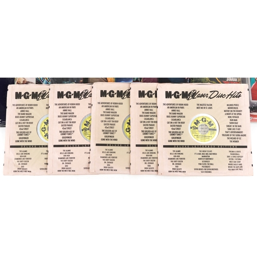 2625 - A collection of laser disc extended play film sound tracks including The Rambo Trilogy, Disney's Tro... 