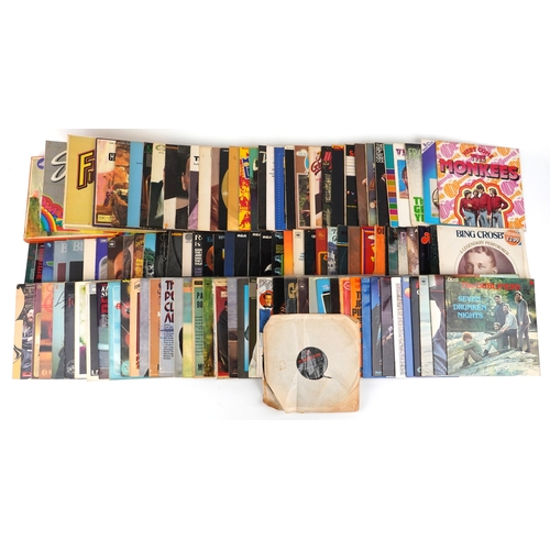 2606 - Vinyl LP records including Johnnie Mathis, Bing Crosby, Status Quo, Doris Day, Andy Williams and Dia... 