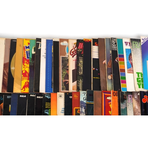 2606 - Vinyl LP records including Johnnie Mathis, Bing Crosby, Status Quo, Doris Day, Andy Williams and Dia... 