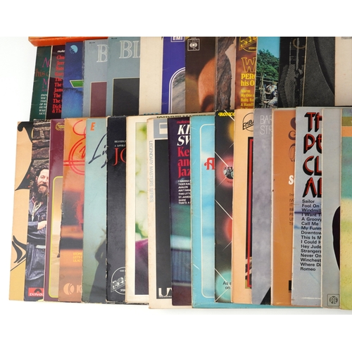 2606 - Vinyl LP records including Johnnie Mathis, Bing Crosby, Status Quo, Doris Day, Andy Williams and Dia... 