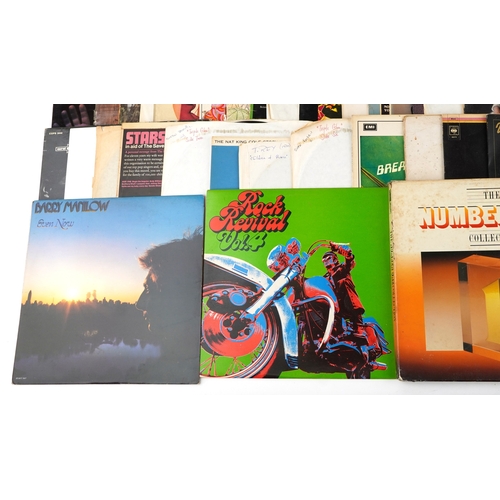 2634 - A collection of vinyl LP records including Brian Eno Before & After Science, Marillion Season's End,... 