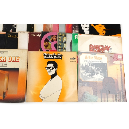 2634 - A collection of vinyl LP records including Brian Eno Before & After Science, Marillion Season's End,... 