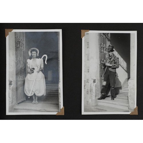 1297 - Two albums of 20th century black and white photographs, one album predominantly Suez views and shipp... 