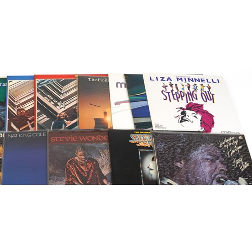 2619 - Vinyl LP records including The Beatles, The Bee Gees, Simon & Garfunkel, The Moody Blues, The Carpen... 