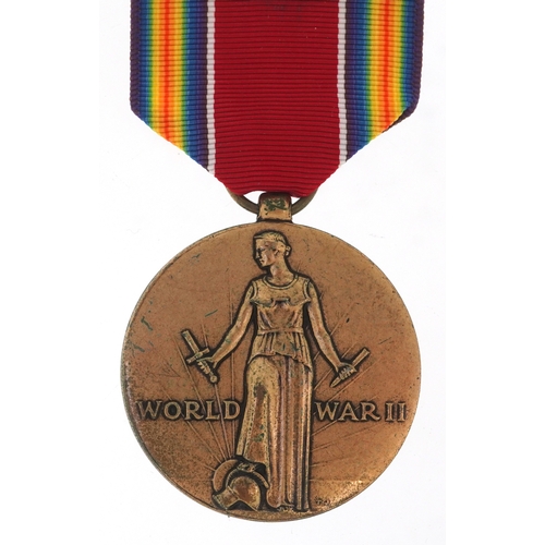 2706 - An American military interest World War II Army Service medal.