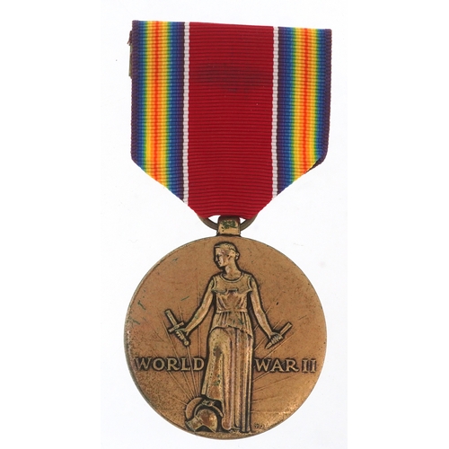 2706 - An American military interest World War II Army Service medal.