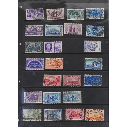 1262 - A large collection of Italian 19th century and later mint and used stamps dating from 1863 to 1968 t... 