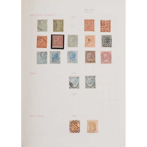 1262 - A large collection of Italian 19th century and later mint and used stamps dating from 1863 to 1968 t... 