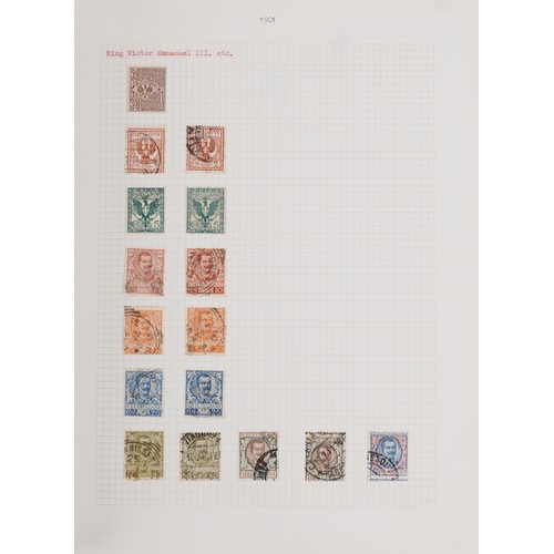 1262 - A large collection of Italian 19th century and later mint and used stamps dating from 1863 to 1968 t... 