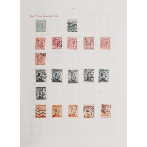 1262 - A large collection of Italian 19th century and later mint and used stamps dating from 1863 to 1968 t... 