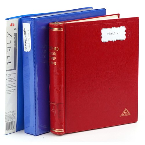 1262 - A large collection of Italian 19th century and later mint and used stamps dating from 1863 to 1968 t... 