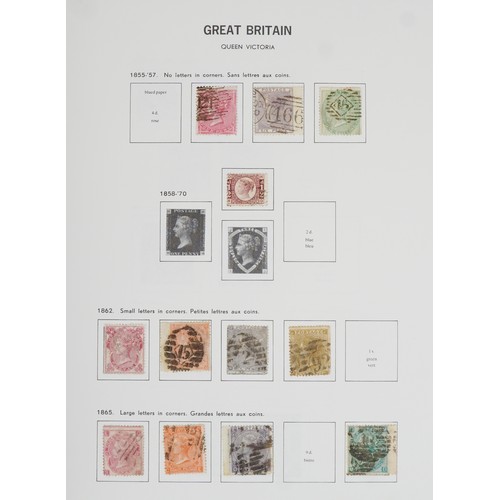 1228 - British 19th century and later line engraved and surface printed stamps including Two Penny Blues, P... 
