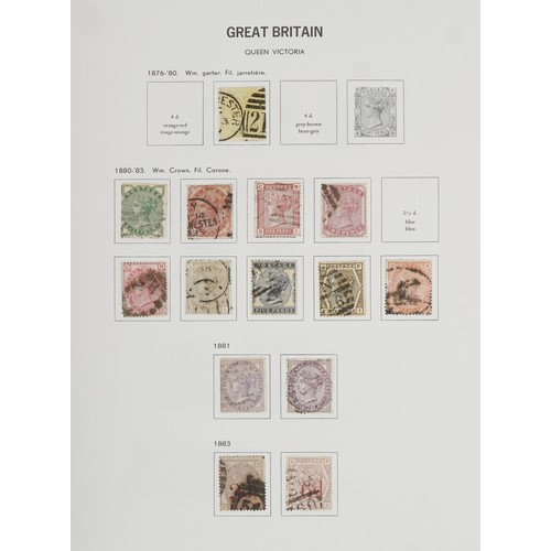 1228 - British 19th century and later line engraved and surface printed stamps including Two Penny Blues, P... 