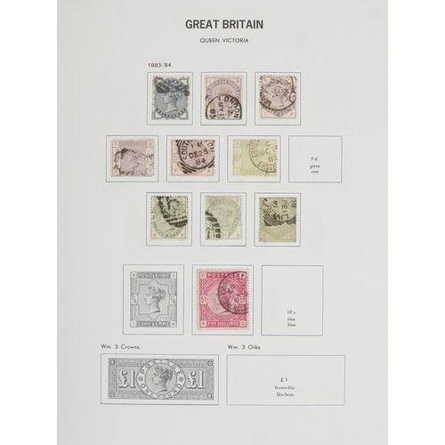 1228 - British 19th century and later line engraved and surface printed stamps including Two Penny Blues, P... 