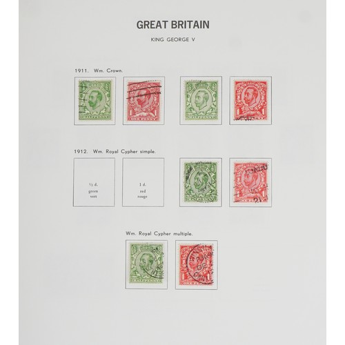 1228 - British 19th century and later line engraved and surface printed stamps including Two Penny Blues, P... 