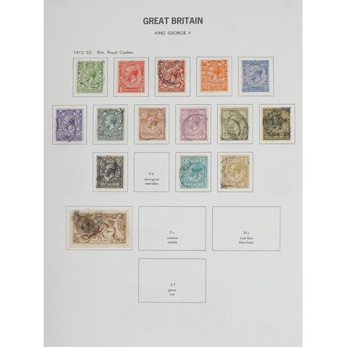 1228 - British 19th century and later line engraved and surface printed stamps including Two Penny Blues, P... 