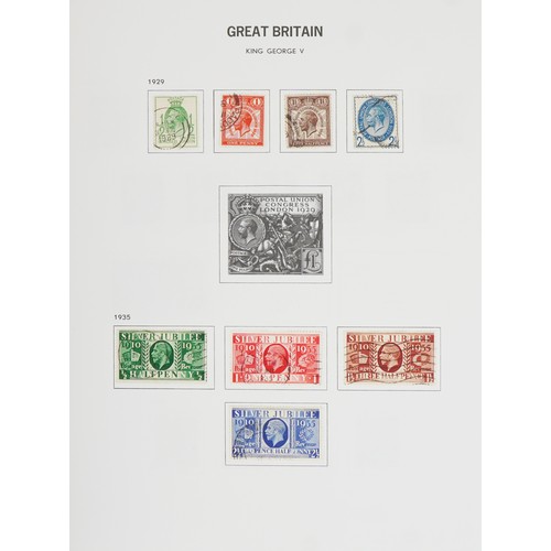 1228 - British 19th century and later line engraved and surface printed stamps including Two Penny Blues, P... 