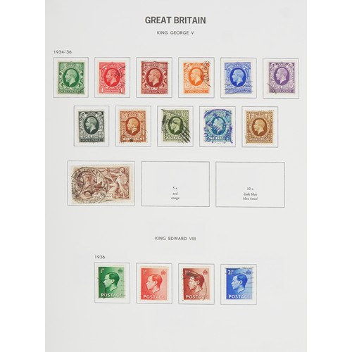 1228 - British 19th century and later line engraved and surface printed stamps including Two Penny Blues, P... 