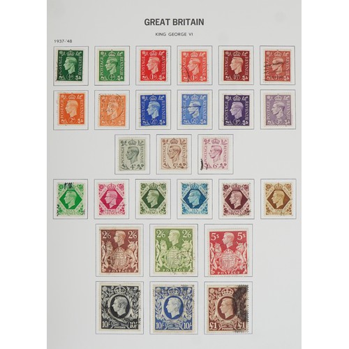1228 - British 19th century and later line engraved and surface printed stamps including Two Penny Blues, P... 