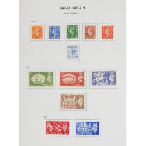 1228 - British 19th century and later line engraved and surface printed stamps including Two Penny Blues, P... 