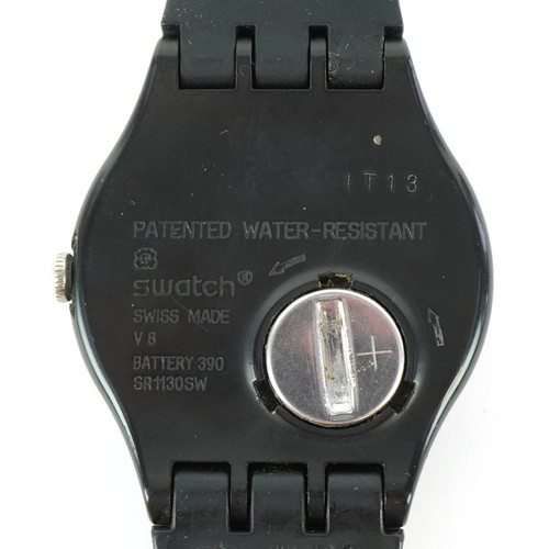 Swatch, a gentlemen's quartz skeleton wristwatch number SR1130SW