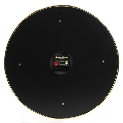 1517 - Patek Philippe design dealer's display wall clock, 40cm in diameter.