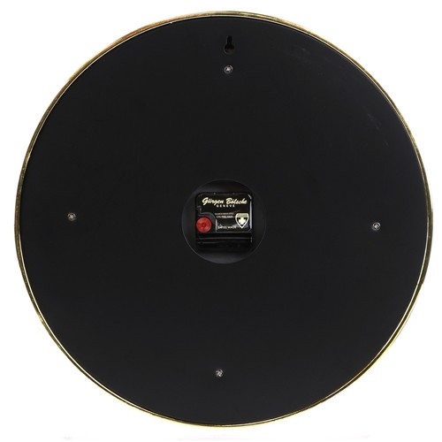 1575 - A Patek Philippe design dealer's display wall clock, 40cm in diameter.