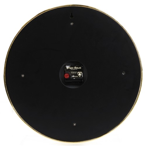 1609 - A Patek Philippe design dealer's display wall clock, 40cm in diameter.